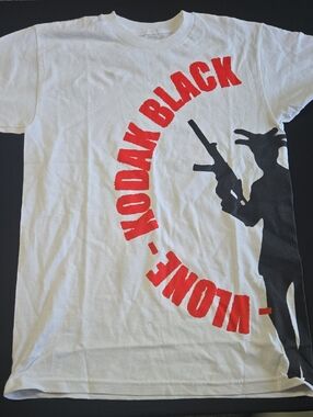 VLONE KODAK BLACK TEE SIZE SMALL